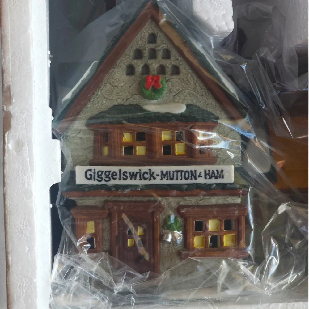 Dept 56 Dickens Village Giggelswick Mutton & Ham #58220 Lighted House